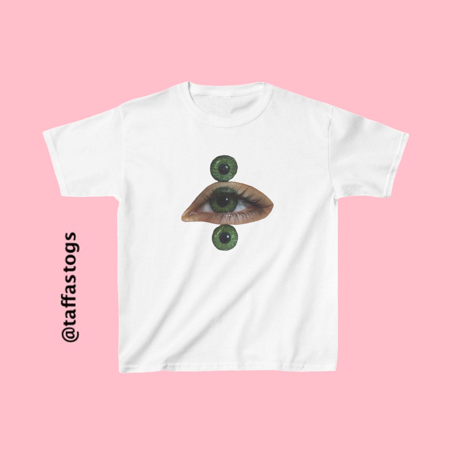 T-shirt œil vert