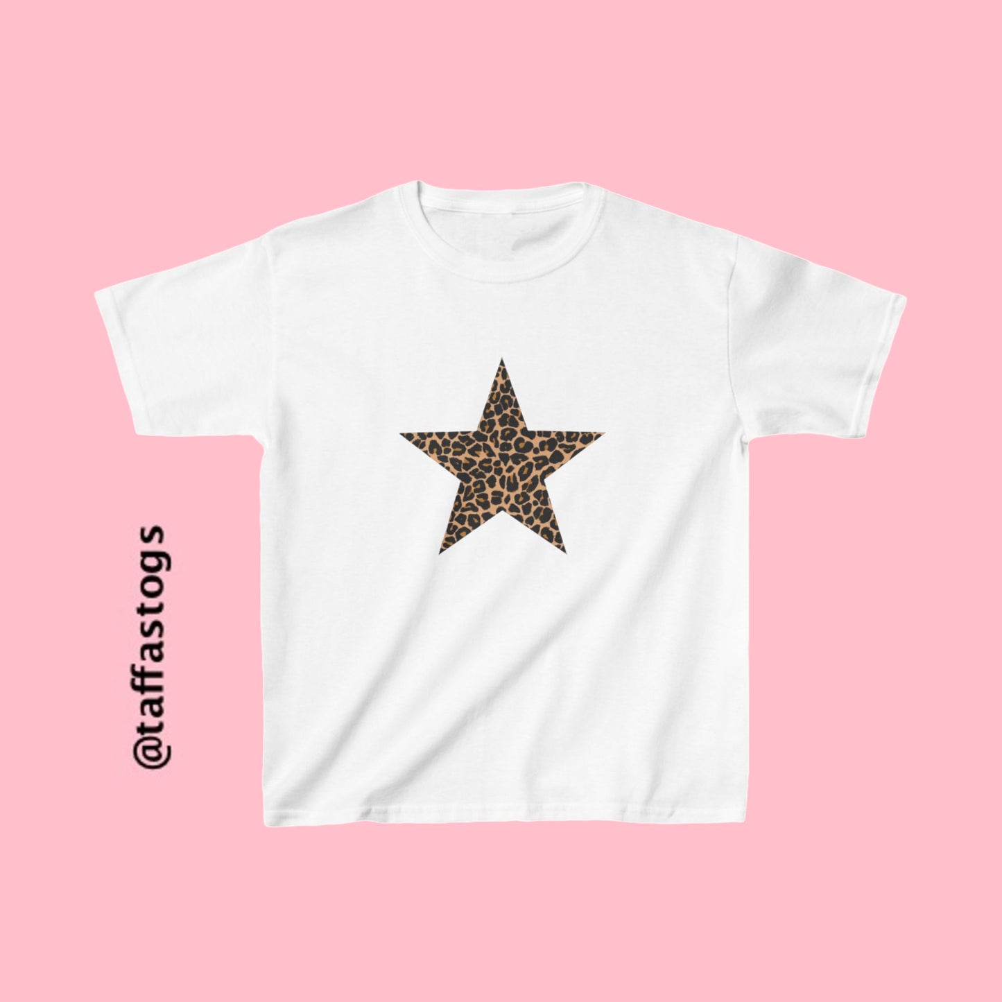 Leopard Print Star Tee