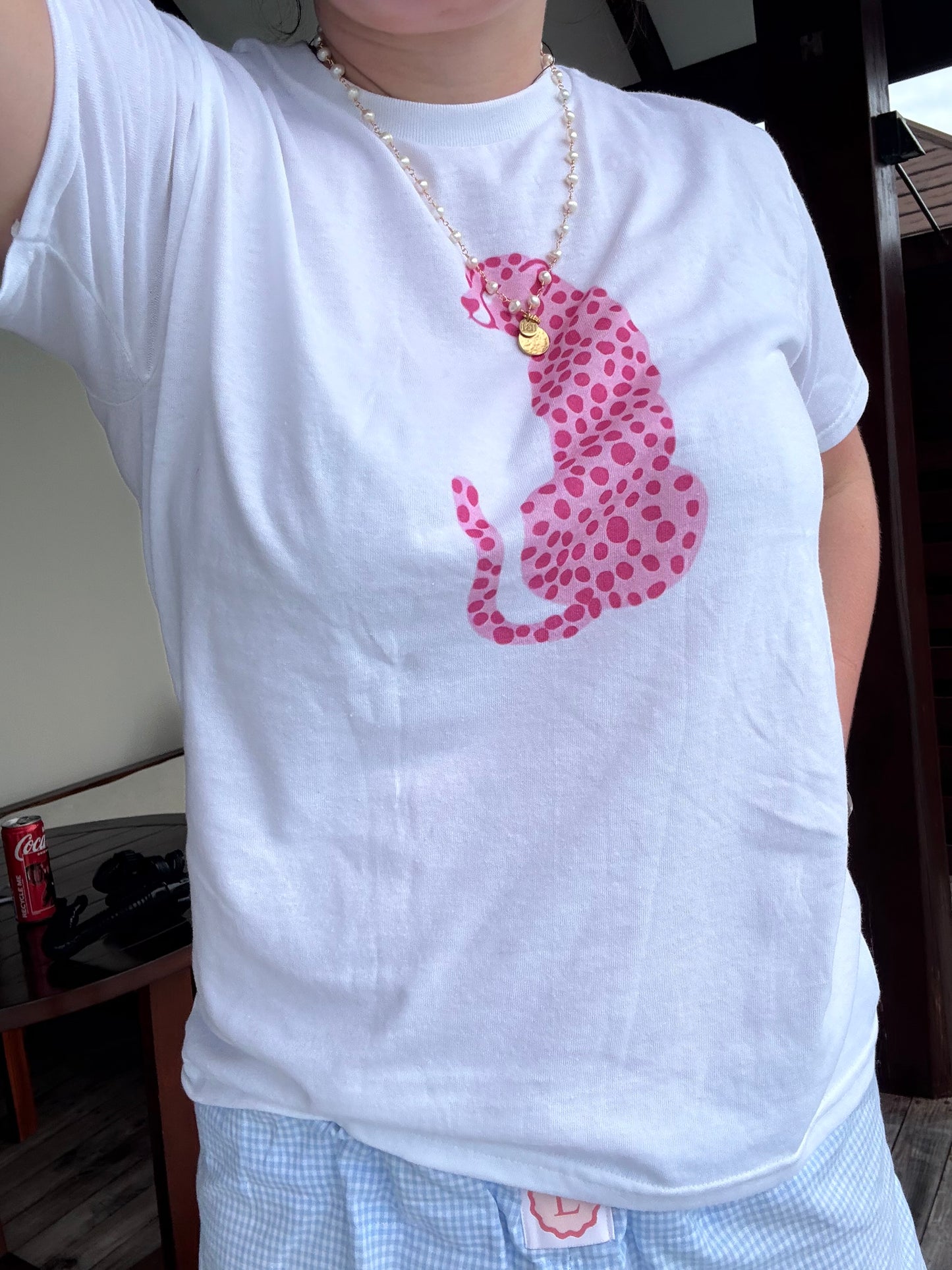 Pink Leopard Tee